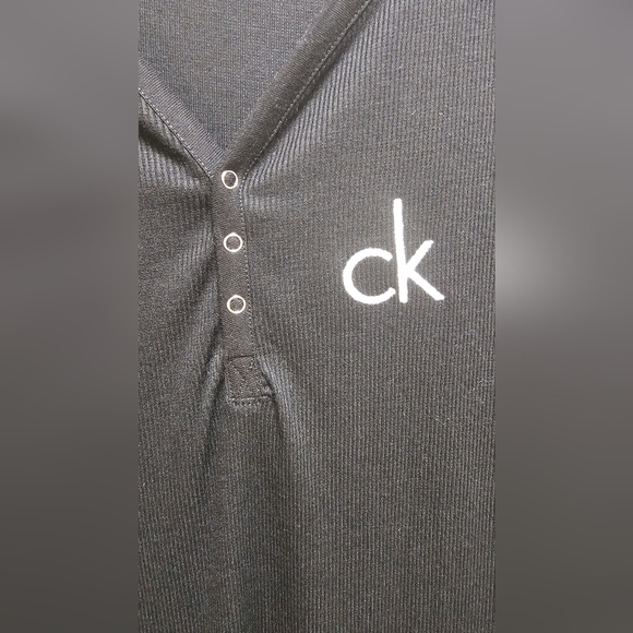 Calvin Klein Nightshirt Lounge Wear Black Viscose Polyester size S - Picture 4 of 7